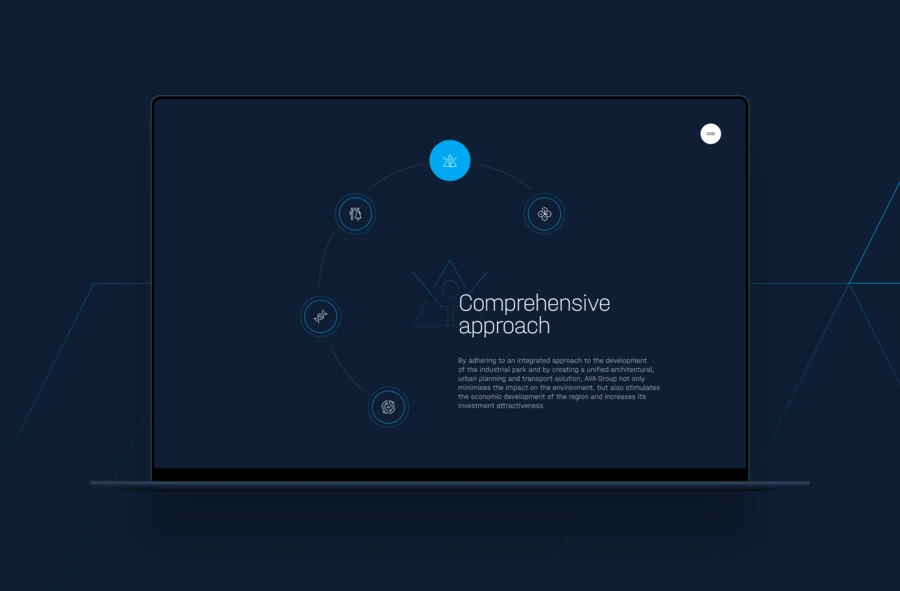 AVA Group Corporate Website Design And Development | Vide Infra | Vide ...