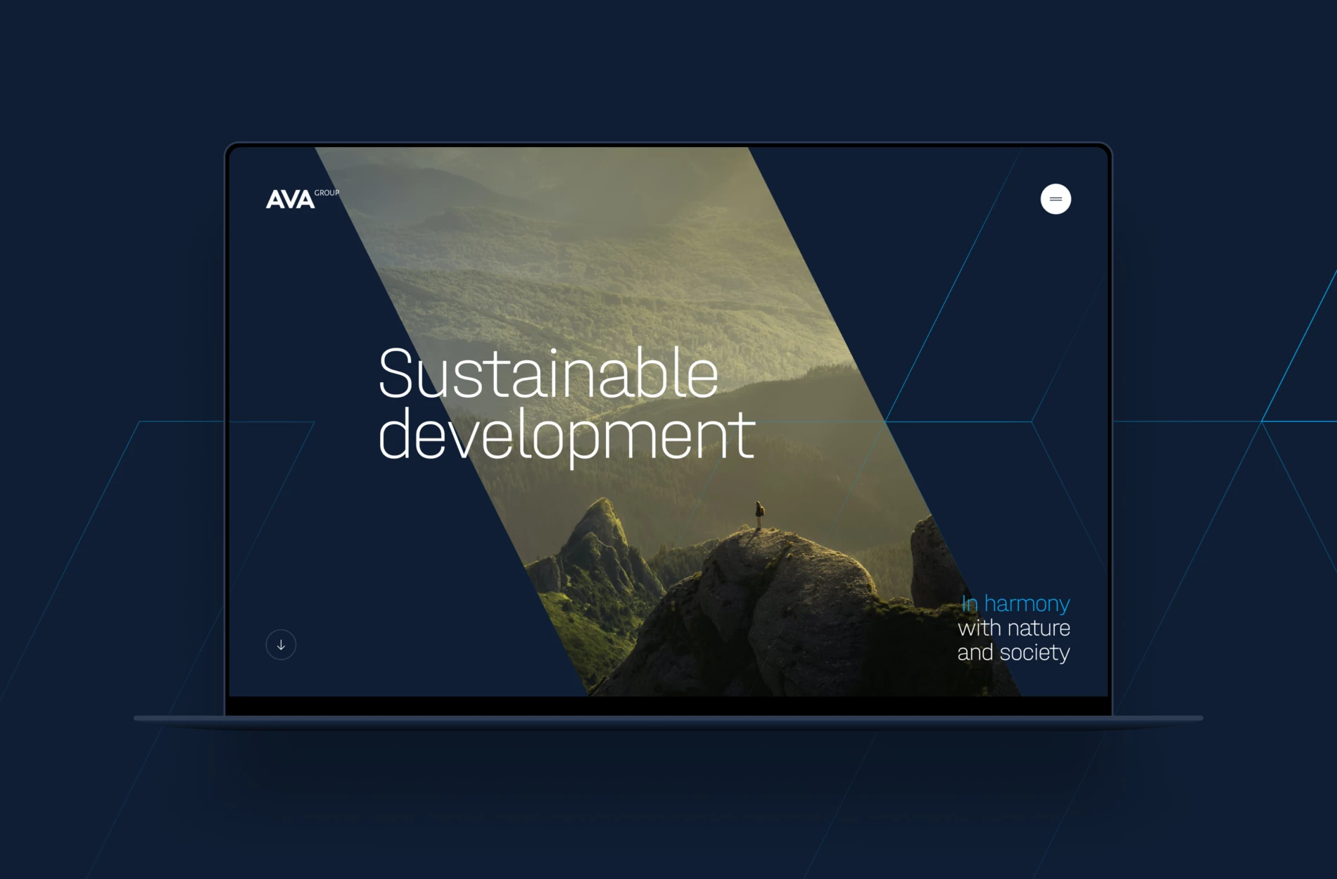 AVA Group Corporate Website Design And Development | Vide Infra | Vide ...